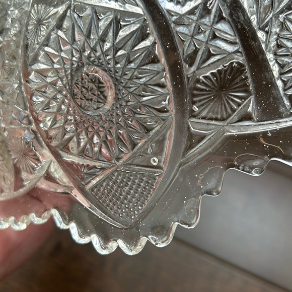 Vintage Bellaire Pattern Glass Bowl #505 by Imperial Glass Co. (Reproduction) - Picture 8 of 11